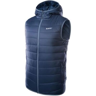 Pánská vesta Sinlus 92800326481 Tmavě šedá - Hi-Tec tmavě šedá 3XL Pánská vesta Sinlus 92800326481 Tmavě šedá - Hi-Tec tmavě šedá 3XL