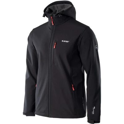 Pánská bunda Caen M 92800282249 Černá s červenou - Hi-Tec černá s červenou L Pánská bunda Caen M 92800282249 Černá s červenou - Hi-Tec černá s červenou L