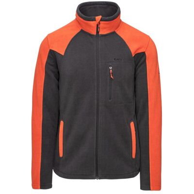 Pánská mikina Polar Monar M 92800621574 šedo-oranž - Hi-Tec XXL Pánská mikina Polar Monar M 92800621574 šedo-oranž - Hi-Tec XXL