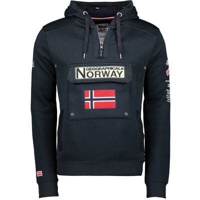 Pánská mikina Gymclass Db 054 M WW2489H/GN tm. modrá - Geographical Norway XL Pánská mikina Gymclass Db 054 M WW2489H/GN tm. modrá - Geographical Norway XL