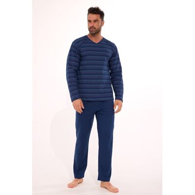 Cornette Various pyžamo 139/47 dlouhé/r S-2XL pánské tmavě modrá XL Cornette Various pyžamo 139/47 dlouhé/r S-2XL pánské tmavě modrá XL