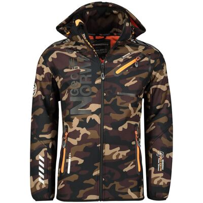 Geographical Norway Softshellová bunda Royaute M WU1057H-GN-KAKI-ORANGE pánské s Geographical Norway Softshellová bunda Royaute M WU1057H-GN-KAKI-ORANGE pánské s
