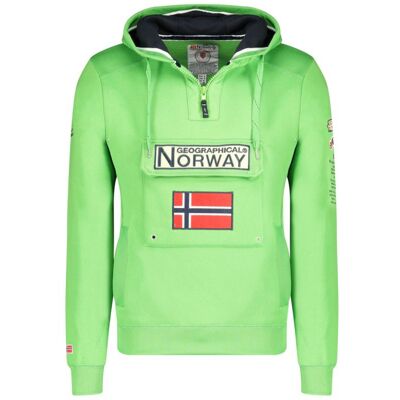 Geographical Norway sweatshirt Gymclass 054 Pop M WW4181H/GN-Flashy green pánské XL Geographical Norway sweatshirt Gymclass 054 Pop M WW4181H/GN-Flashy green pánské XL
