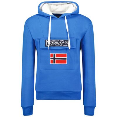 Geographical Norway Gadrien DB 054 M WW6115H/GN-Royal Blue / White mikina 2XL Geographical Norway Gadrien DB 054 M WW6115H/GN-Royal Blue / White mikina 2XL
