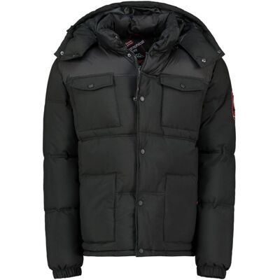 Geographical Norway Geografické Norsko pánská bunda BAREDA DB BLACK MEN 096 BLACK (WY3882H/GN-NOIR) s Geographical Norway Geografické Norsko pánská bunda BAREDA DB BLACK MEN 096 BLACK (WY3882H/GN-NOIR) s