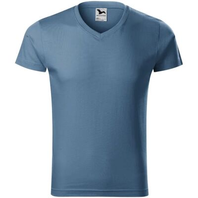 Slim Fit tričko s výstřihem do V M model 18010204 pánské M - Malfini Slim Fit tričko s výstřihem do V M model 18010204 pánské M - Malfini