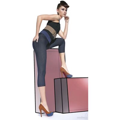 Dámské legíny Belinda short - Bas Bleu S Indigo Dámské legíny Belinda short - Bas Bleu S Indigo