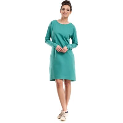Dámské šaty B012 - BEwear S/M Zelená Dámské šaty B012 - BEwear S/M Zelená