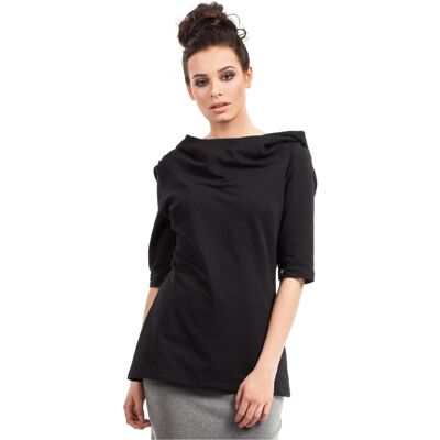 Dámská mikina B026 - BEwear XL-42 černá Dámská mikina B026 - BEwear XL-42 černá
