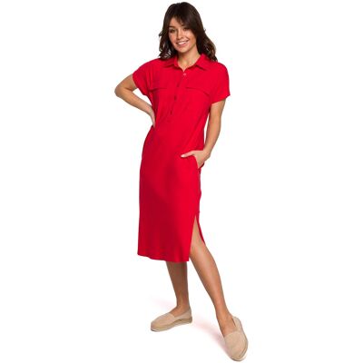 Dámské šaty B222 - BEwear černá XXL Dámské šaty B222 - BEwear černá XXL