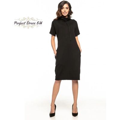 Dámské mikina šaty Irmina - Tessita černá 44/2XL Dámské mikina šaty Irmina - Tessita černá 44/2XL