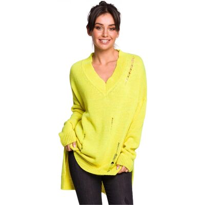 Dámský svetr BK028 - BEwear limetka S/M Dámský svetr BK028 - BEwear limetka S/M