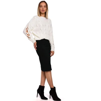 Dámský svetr M539 - Moe ecru L/XL Dámský svetr M539 - Moe ecru L/XL