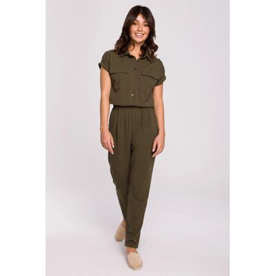 Dámský overal B223 Khaki - BeWear khaki XL Dámský overal B223 Khaki - BeWear khaki XL