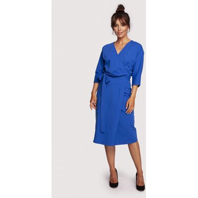 Dámské šaty B241 Royal Blue - BeWear XL Modrá Dámské šaty B241 Royal Blue - BeWear XL Modrá