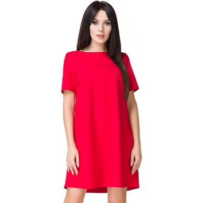 Dámské společenské šaty T203/6 červené - Tessita L/XL Dámské společenské šaty T203/6 červené - Tessita L/XL