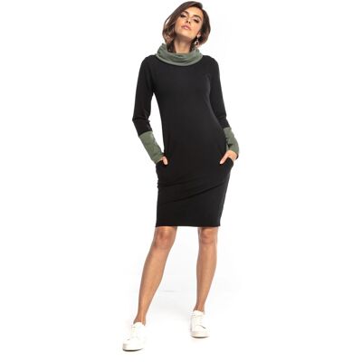 Dámské šaty Tessita T360 7 černo/khaki - Tessita 34 Dámské šaty Tessita T360 7 černo/khaki - Tessita 34