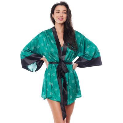 Krásný župan Aster robe green - Anais L/XL Krásný župan Aster robe green - Anais L/XL