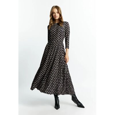 BeWear Elegantní dámské šaty DRE3540 černé - Monnari 42 BeWear Elegantní dámské šaty DRE3540 černé - Monnari 42
