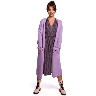 Dámský svetr BK053 levandulový - BeWear UNI Dámský svetr BK053 levandulový - BeWear UNI