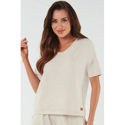 Dámská halenka Madri béžová - Italian Fashion 2XL Dámská halenka Madri béžová - Italian Fashion 2XL