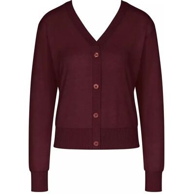 Triumph Dámský svetr Thermal JUMPER CARDIGAN vínový 7291 3638 Triumph Dámský svetr Thermal JUMPER CARDIGAN vínový 7291 3638