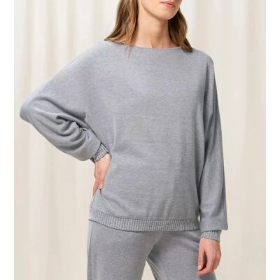 Triumph Dámský svetr Thermal SWEATER šedý tmavě šedý melange (M034) 0038 Triumph Dámský svetr Thermal SWEATER šedý tmavě šedý melange (M034) 0038
