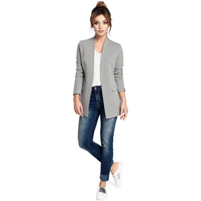 Pletené sako bez šedé EU L model 18002395 - BeWear Pletené sako bez šedé EU L model 18002395 - BeWear