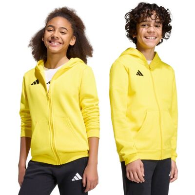 Dětská mikina adidas Entrada 26 Full Zip Hoodie žlutá KH1777 140 cm Dětská mikina adidas Entrada 26 Full Zip Hoodie žlutá KH1777 140 cm