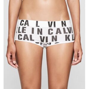 Šortky Boyshort QF1663E - Calvin Klein bílá/potisk L Šortky Boyshort QF1663E - Calvin Klein bílá/potisk L