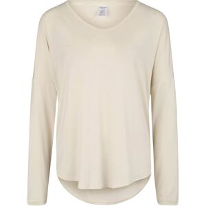 Dámské pyžamové tričko QS6143E-101 slonovinová - Calvin Klein slonová kost S Dámské pyžamové tričko QS6143E-101 slonovinová - Calvin Klein slonová kost S