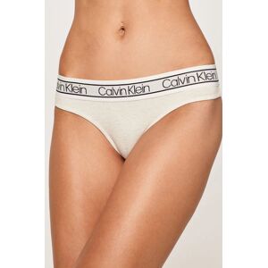 Tanga QF5234E-OW5 béžová - Calvin Klein béžová L Tanga QF5234E-OW5 béžová - Calvin Klein béžová L