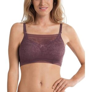 Dámská podprsenka Lace crop top 0600 - Anita hnědá/berry 75E/F Dámská podprsenka Lace crop top 0600 - Anita hnědá/berry 75E/F
