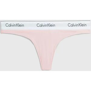 Dámské tanga F3786E -2NT - Calvin Kiein M pudrovo-růžová Dámské tanga F3786E -2NT - Calvin Kiein M pudrovo-růžová