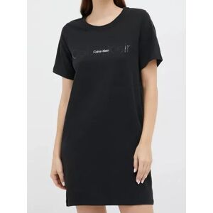 Dámská noční košile QS6896E UB1 černá - Calvin Klein černá XS Dámská noční košile QS6896E UB1 černá - Calvin Klein černá XS