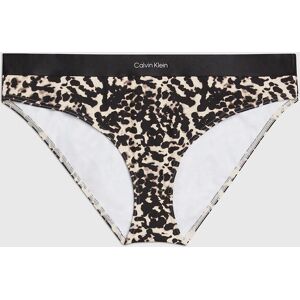 Dámské plavkové kalhotky KW0KW02490 0GM vzor leopard - Calvin Klein L Dámské plavkové kalhotky KW0KW02490 0GM vzor leopard - Calvin Klein L