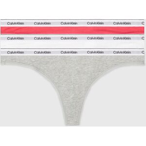 Dámská tanga 3Pack 000QD5209E NP4 vícebarevné - Calvin Klein L Dámská tanga 3Pack 000QD5209E NP4 vícebarevné - Calvin Klein L