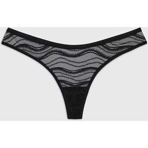Dámská tanga 000QD3971E UB1 černé - Calvin Klein 2XL Dámská tanga 000QD3971E UB1 černé - Calvin Klein 2XL