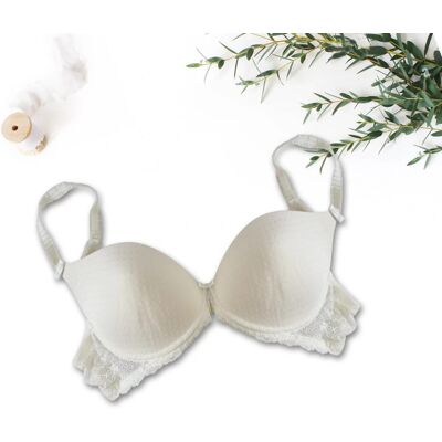 Dámská push-up podprsenka 20613 smetanová - Selmark 85B Dámská push-up podprsenka 20613 smetanová - Selmark 85B