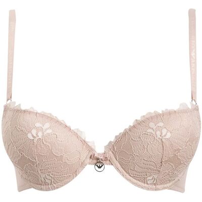 Giorgio Armani Podprsenka push-up Lace 162394 CC204 03050 tělová - Emporio Armani tělová 80D Giorgio Armani Podprsenka push-up Lace 162394 CC204 03050 tělová - Emporio Armani tělová 80D