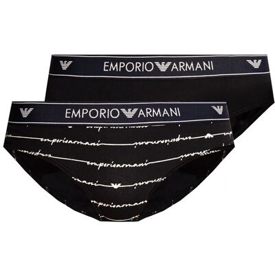 Giorgio Armani Dámské kalhotky 163334 1P219 03937 námořnická modrá - 2 pack - Emporio Armani navy blue S Giorgio Armani Dámské kalhotky 163334 1P219 03937 námořnická modrá - 2 pack - Emporio Armani navy blue S