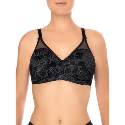 Dámská podprsenka Vision Bloom 0203288 434 black bloom - Felina 90D Dámská podprsenka Vision Bloom 0203288 434 black bloom - Felina 90D