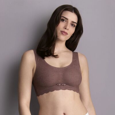 Dámská Essential Lace braletka s pěnovou výztuží 5400 Berry - Anita Classix starorůžová L Dámská Essential Lace braletka s pěnovou výztuží 5400 Berry - Anita Classix starorůžová L