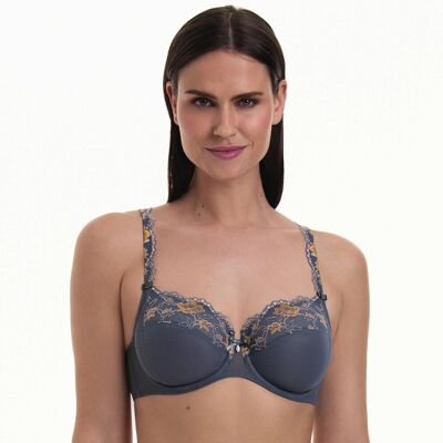 Dámská podprsenka Colette s kosticí 5248 469 Sky grey - Anita tmavě šedá 85D Dámská podprsenka Colette s kosticí 5248 469 Sky grey - Anita tmavě šedá 85D