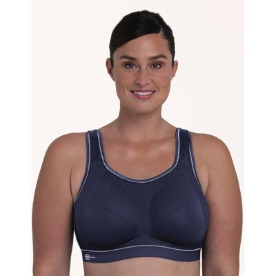 Dámská sportovní podprsenka Extreme control 5567 371 Blue iris - Anita tmavě modrá 75H Dámská sportovní podprsenka Extreme control 5567 371 Blue iris - Anita tmavě modrá 75H