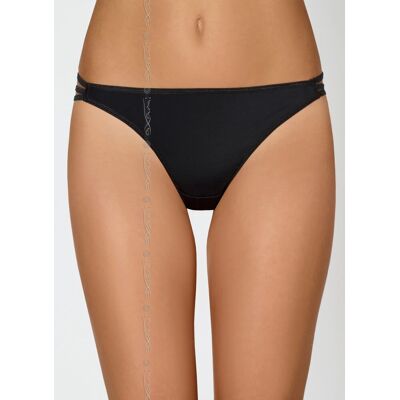 Dámské tanga Mistral V-6348 Černá - Axami černá S-36 Dámské tanga Mistral V-6348 Černá - Axami černá S-36