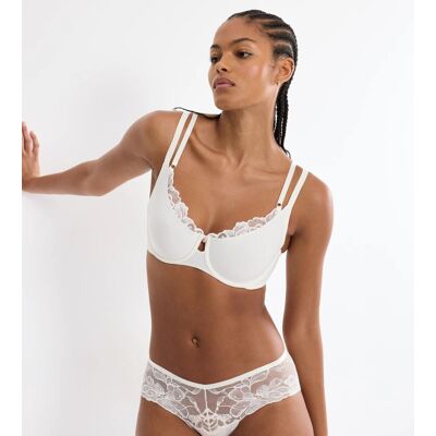 Dámská podprsenka Wild Gardenia Florale W01 - WHITE - bílá 1595 - TRIUMPH ECRU WHITE 95E Dámská podprsenka Wild Gardenia Florale W01 - WHITE - bílá 1595 - TRIUMPH ECRU WHITE 95E
