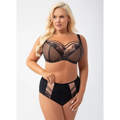 Měkká dámská podprsenka Gorsenia K 496 Paradise černá 100G Měkká dámská podprsenka Gorsenia K 496 Paradise černá 100G