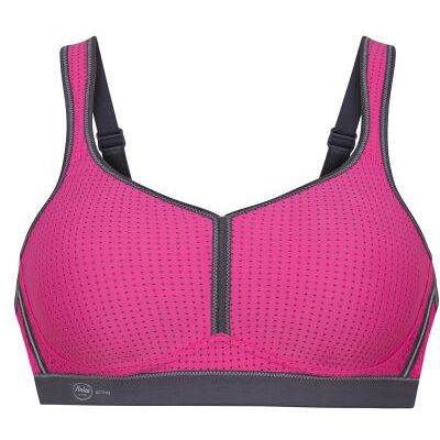 Sportovní podprsenka Anita Active - 95 D - Růžová/Antracit - Sportovní Podprsenka Sportovní podprsenka Anita Active - 95 D - Růžová/Antracit - Sportovní Podprsenka