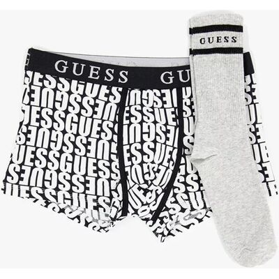 Pánský set boxerky a ponožky U0BG14JR003 - F952 - vícebarevná - Guess vícebarevná XL Pánský set boxerky a ponožky U0BG14JR003 - F952 - vícebarevná - Guess vícebarevná XL